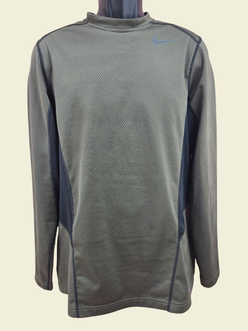 Nike Pro Mens Long Sleeve Fitted Dri-Fit Shirt Size Large